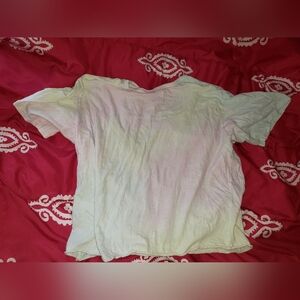 Light tie dye crop top